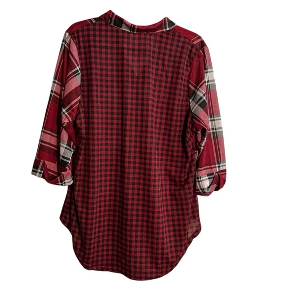 Paper Tee flannel t-shirt plus size 2XL - Picture 2 of 6